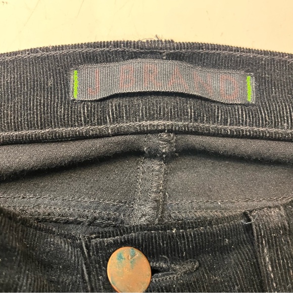 J Brand Black Pencil Leg Corduroy Pants Cotton Slim Skinny, size 27 - Picture 9 of 15